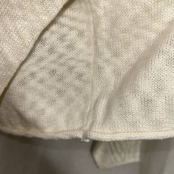 PINK REPUBLIC XL Juniors Crème Fresh Ivory Knit Boxy Fit Cropped Sweater - Picture 11 of 16